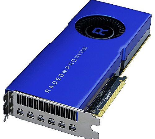 AMD - Scheda grafica Radeon Pro WX9100 - 16GB HBM2, PCIe 3.0, 6x Mini-DisplayPorts