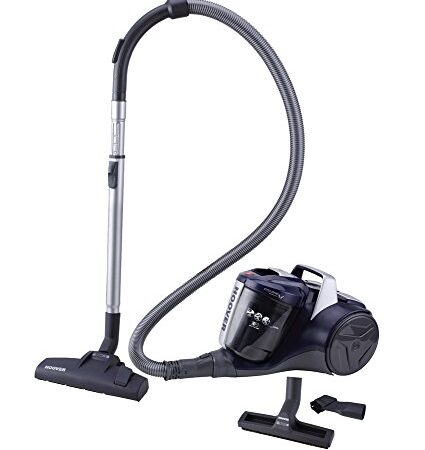 Hoover Breeze Br71_Br20011 39001481 Aspirapolvere a Traino senza Sacco, 700W, 78 Decibel, Blu Navy