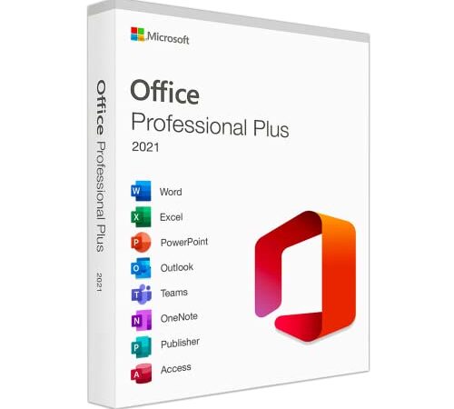 Office 2021 Professional Plus 32/64 bit | Licenza con chiave di attivazione per 1 PC | Italiano con manuale di istruzioni | Consegna in 1h - 12h | Office Professional Plus 2021