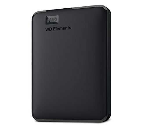 WD Elements Portable HDD Esterno 2000 GB, 3.5 Pollici, USB 3.0, Compatibilita' Mac, Nero