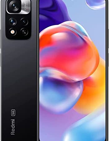 Xiaomi Redmi Note 11 Pro+ 5G Smartphone, Hyper Charge 120W, fotocamera principale 108MP, Display FHD+ AMOLED 120Hz, 4500mAh, MTK Dimensity 920, 6+128 Grigio grafite [Versione globale]