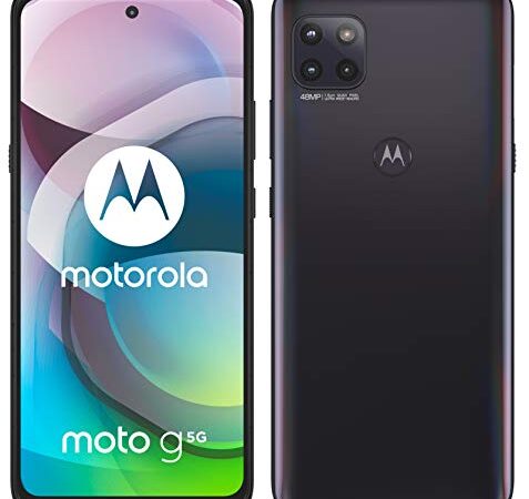 Motorola moto g 5G (tripla cam 48 MP, batteria 5000 mAH, 5G, 6/128 GB, Display 6.7" Max Vision Full HD+, Dual SIM, Android 10), Volcanic Grey