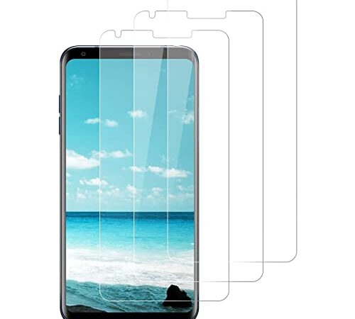 X-Dision [3 Pezzi Compatibile con LG V30 Proteggi Schermo,Pellicola Protettiva 2.5D[Durezza 9H,Installazione Facile,Infrangibile] Accessori Premium Pellicola in Vetro Temperato