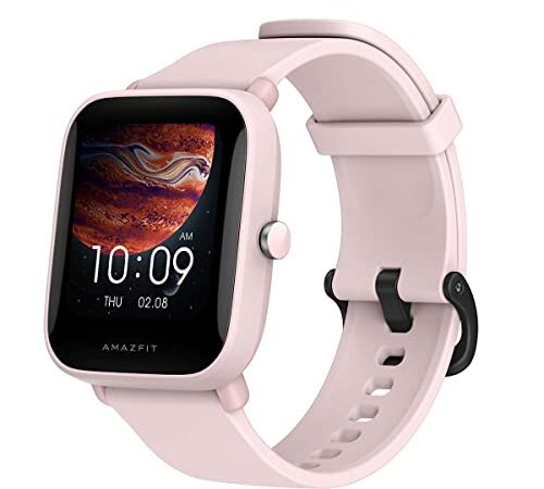 Amazfit Bip U Pro Smartwatch Orologio Intelligente Fitness Tracker, Alexa Integrato, GPS, SpO2, Cardiofrequenzimetro, Monitor del Sonno, 60 Modalità Sport, Impermeabile 5 ATM, Notifiche Messaggi