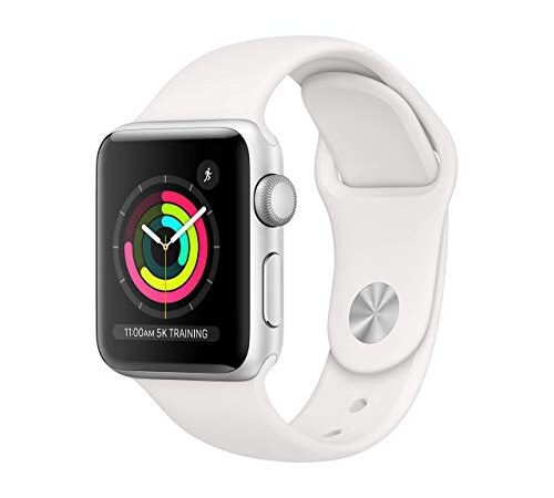 Apple Watch Series 4 40mm (GPS) - Cassa In Alluminio Color Argento Con Bianco Cinturino Sport (Ricondizionato)