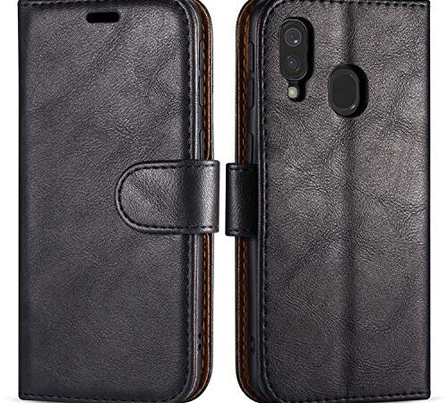 Case Collection per Cover Samsung Galaxy A40 - Custodia in Pelle di Qualità Superiore | Chiusura Magnetica | Slot per Carte e Denaro | Compatibile con Cover Samsung A40