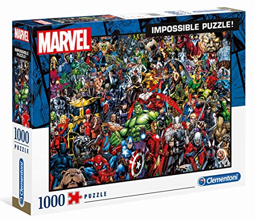 Clementoni Marvel Other Impossible Puzzle, Colore Neutro, 1000 Pezzi, 39411