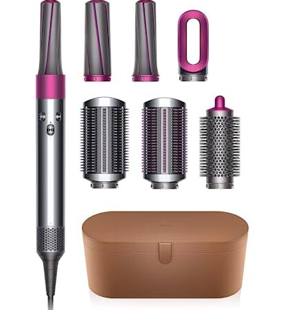 Dyson Airwrap Complete Volume + Shape Styler - Styler per capelli fini e piatti, Nichel/Fucsia