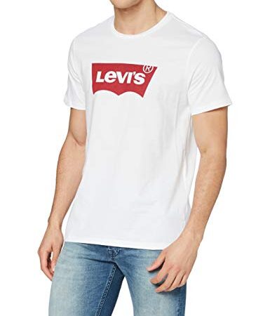 Levi's Graphic Setin Neck Hm Graphic White Gr, T-shirt Uomo, Neutri (Graphic White Gr), L