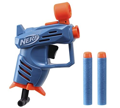 Nerf Elite 2.0, blaster Ace SD-1 e 2 dardi originali Nerf Elite, portadardi da 1 dardo su blaster, per lanci furtivi, facile da usare