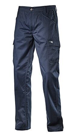 Pantalone da Lavoro Cargo Multistagione con Elastico in Vita Diadora Utility Art. Pant Level Cargo Colore Blu (EU S)