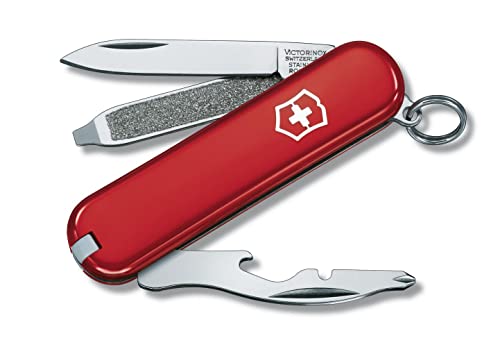 Victorinox, coltellino svizzero Rally Klein, 9 funzioni tra cui cacciavite e apribottiglia, rosso